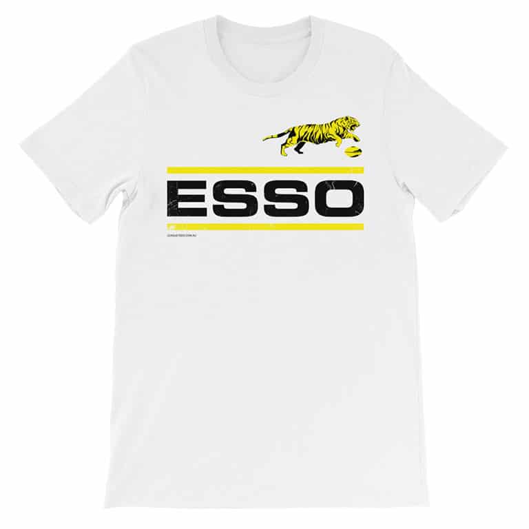 ESSO Retro Footy Training Tshirt League Tees